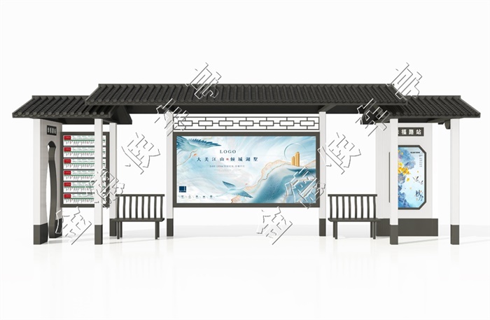 JD-仿古候車亭019